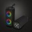 [Portable Wireless Speaker] 1pc Multifunctional Wireless Portable Speaker with LED Lights, USB-C Charging, 5W Stereo Sound, 7-Color Changing Lights, Compact Design for Home & Outdoor Use - Black, Portable Wireless Speaker, Outdoor Audio, Modern Audio Gear, Durable Audio Device, Wireless Speaker, Powerful Wireless Speaker