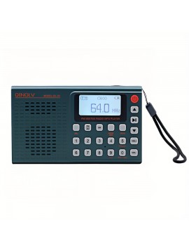 A full-band MP3 wireless connection music radio, 2000mAh high-capacity battery, ultra-long standby, TYPE-C interface charging/AUX input/3.5mm headphone interface, you can display the lyrics (TF card with lyrics files to display) friends and family, send parents, Lyric Display, Portable Audio, Modern Radio, Handheld Player, Durable Build, Typec Charging, Large Capacity Battery, Wireless Receiver, Listening, Music Lovers