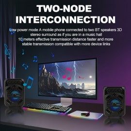 Portable Wireless Speaker Anti-fall Super Bass Outdoor Portable Speaker ZQS1315 Wireless Speaker with LED Light TF/USB/FM/AUX/WIRELESS Karaoke Wireless Speaker with portable phone holder, Perfect for Live Music, Home Party