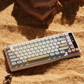 1pc Ergonomic Backlit USB Gaming Keyboard for PC