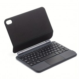 Only Tablet Case With Keyboard For Ipad, Magic Keyboard With Real-time Power Display, Multi-Touch Trackpad, Backlit Wireless Keyboard-US English-gray, White