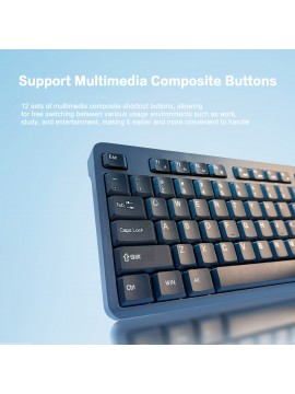 2.4Ghz Full Size Wireless Keyboard Mouse Set Ergonomic Keyboard Mouse Combos Multi Color Keyboards with Mouse Compatible with Windows, Portable Keyboard And Mouse, Wireless Gaming Keyboard, Wireless Keyboard with Touchpad, Gaming Keyboard Wireless, Keyboard And Mouse Combo