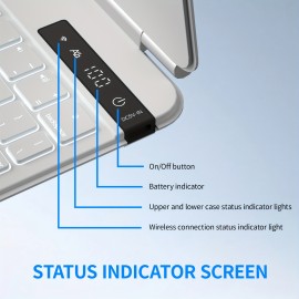 Suitable For IPad Pro 11&Air 11-inch (M2, 2024/M3, 2025) And 10.9-inch IPad Air 5th And 4th Generations, Magnetic Keyboard Case, Multi-touchpad, Suitable For IPad Pro 11 