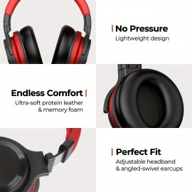 Active Noise Cancelling Headphones Wireless Headphones with Rich Bass, Clear Calls, 30 Hours Playtime, Comfort Fit