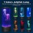 1pc of 2 color-changing jellyfish lamps, choose any style. Aquarium marine night lights, multi-color color-changing environment night lights suitable for living rooms, family bedrooms, desktop decorations, holiday gifts, best gifts for Halloween and Christmas. USB interface, USB lamp lighting fixtures, computer accessory peripheral devices.