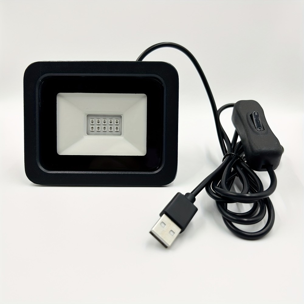 1pc/2pcs 5V USB-Powered UVA LED Strip Lights with On/Off Switch - Wall-Mounted Black Light for Indoor Use, No Batteries Needed, USB-Powered Backlight for Desk, Gaming, Photography, Lighting Decor, Versatile Lighting, Modern Lighting, Wallmounted Lights