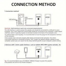Computer Speakers, Desktop Computer Speakers, Laptop Computer Speakers, Desktop Stereo Speakers, Wired Connection, USB Powered, With LED Ambient Light, Suitable For Devices With 3.5mm Audio Interface, Such As Computers, Tablets, Laptops, Game Consoles, MP3/MP4 Players