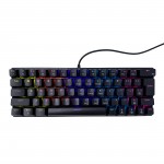 63-Key Mechanical Keyboard with 12 Lighting Effects, Compact Ergonomic Design, USB Wired, Plug & Play, Multi-System Compatible, No Battery Needed, Ideal for Office and Gaming, Gaming Keyboard | Ergonomic Keyboard | USB Wired Keyboard, Gaming Keyboard, Mechanical Keyboard, Cave Spider Keyboard, Gaming Keyboard | Compact Ergonomic, Gaming Wireless Keyboard
