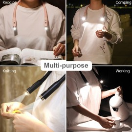 Upgraded Hands-Free LED Neck - 3-Color Adjustable Brightness, USB-Powered Cordless Gooseneck Lamp with ic Clip-On for E-Book Readers, Camping, Travel, Working - Portable Book for Kindle//Nook Devices, Desk Lamp, Desk Lamp Study, Study Lamp Portable, Desk Lamp For Classroom, Desk Lamp Flexible, Deskside Lamp, Classrooms Lamp, Desk Led Lamp, Desk Lamp Movable, Domable Desk Lamp, Desk Lamp For Calls, Reading Portable, Desk Lamp For Streaming, Horizontal Desk Lamp, Teacher